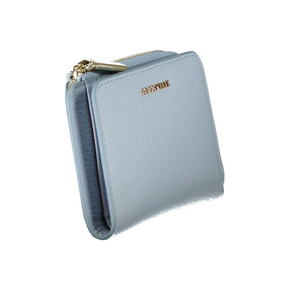 Light Blue Leather Wallet