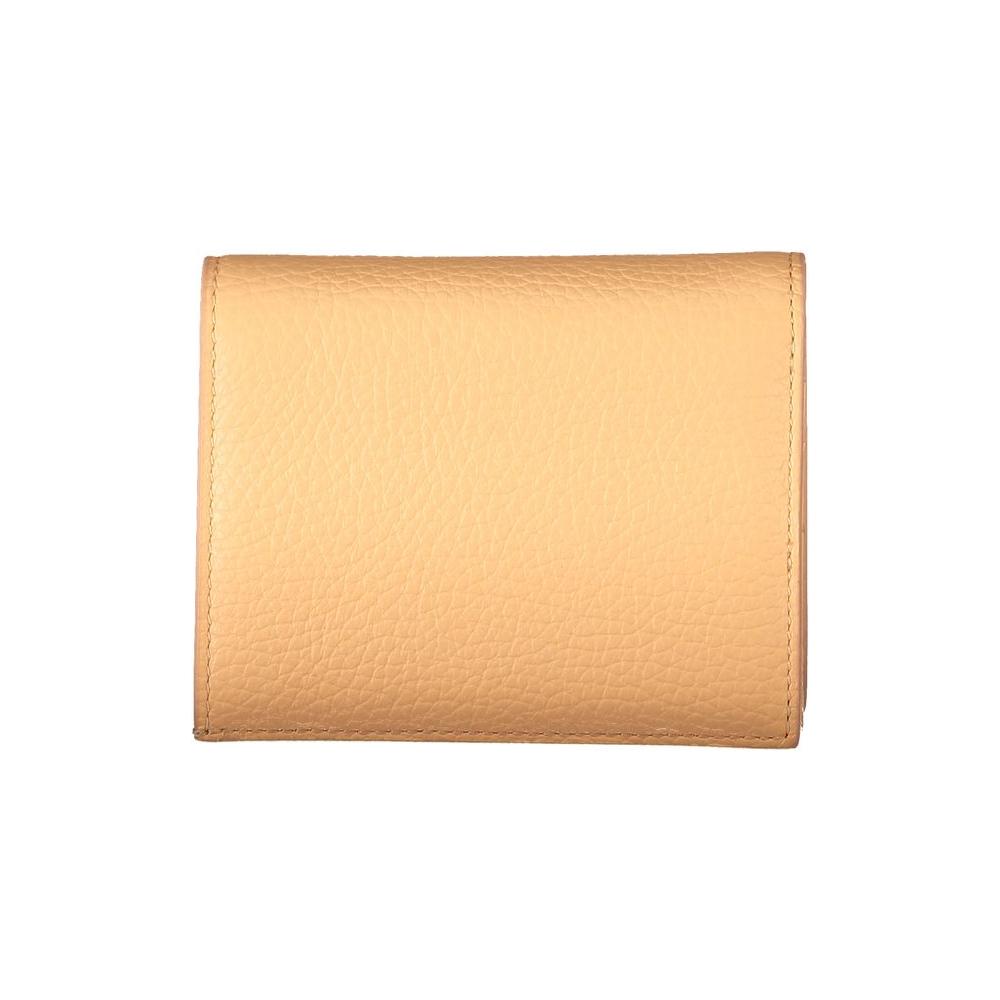 Orange Leather Wallet