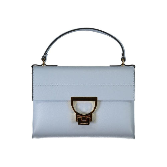 Light Blue Leather Handbag