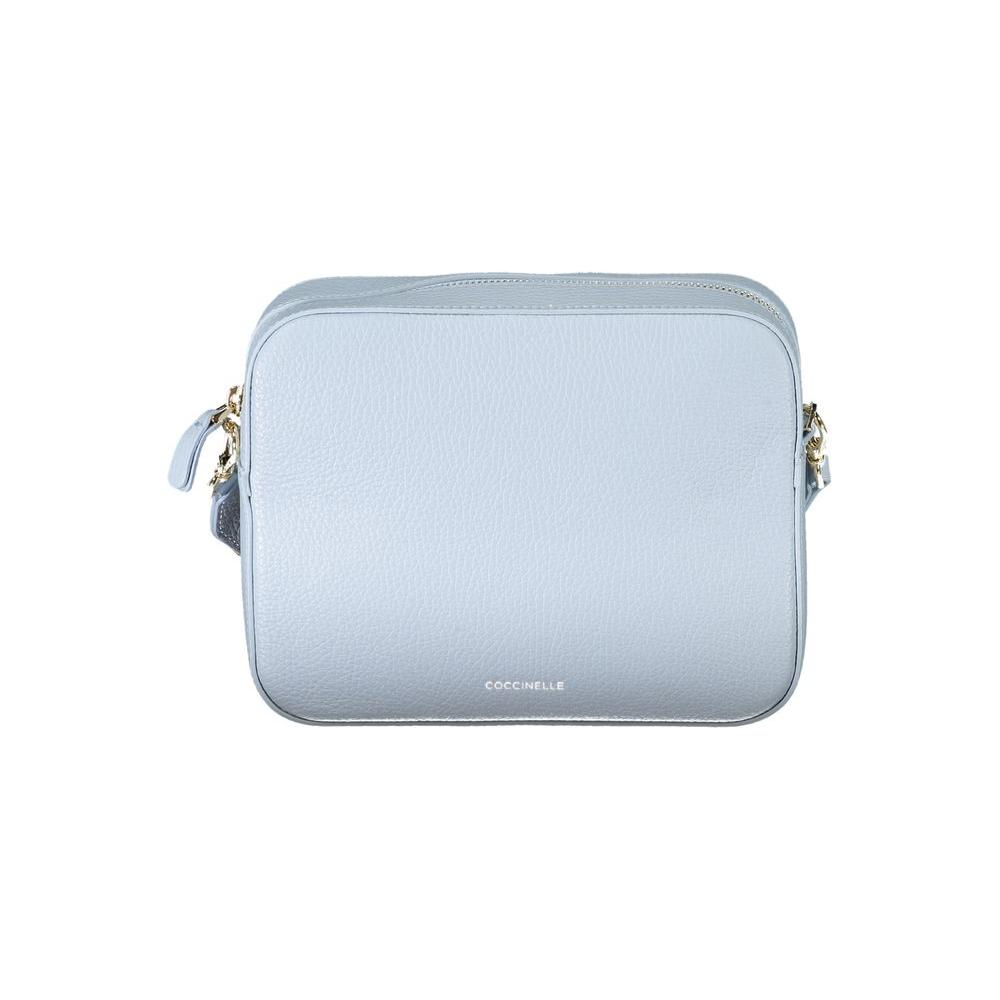 Light Blue Leather Handbag