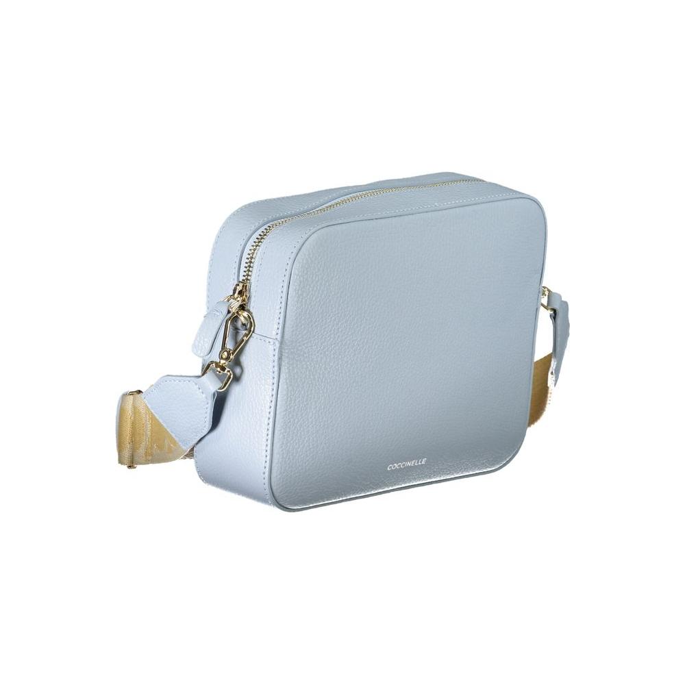 Light Blue Leather Handbag