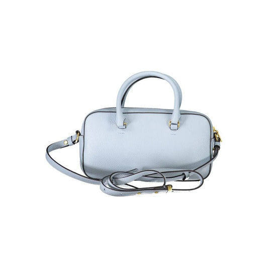 Light Blue Leather Handbag