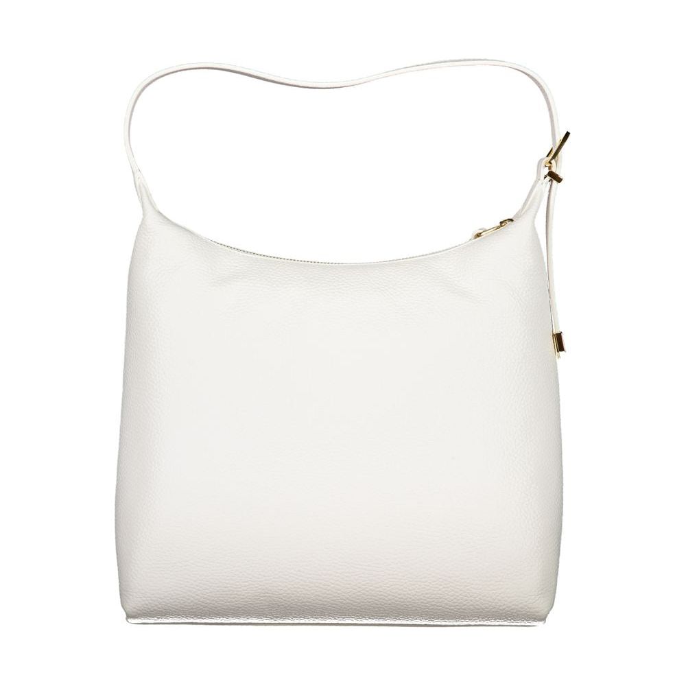 White Leather Handbag