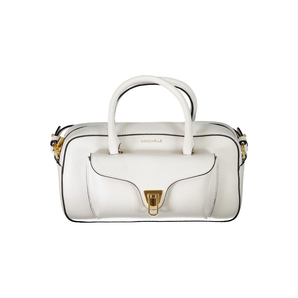 White Leather Handbag