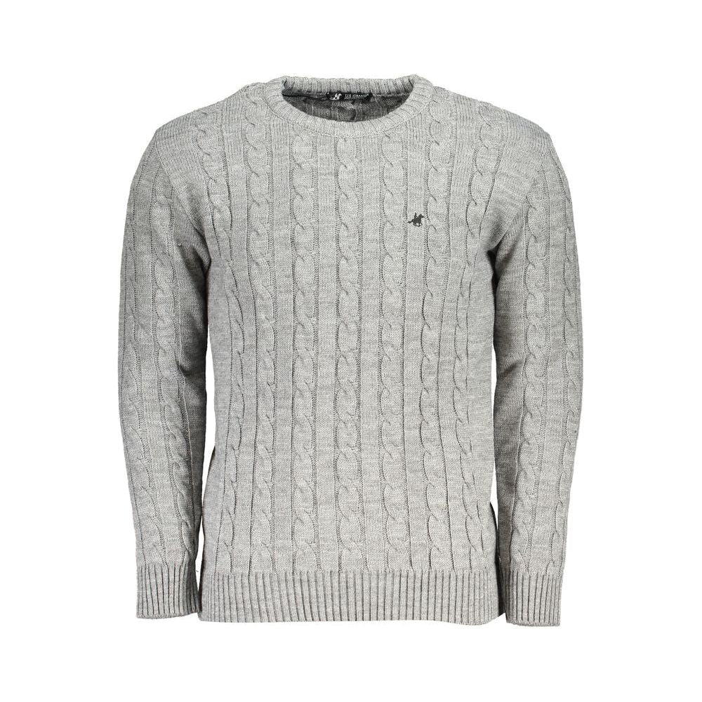 Gray Fabric Sweater