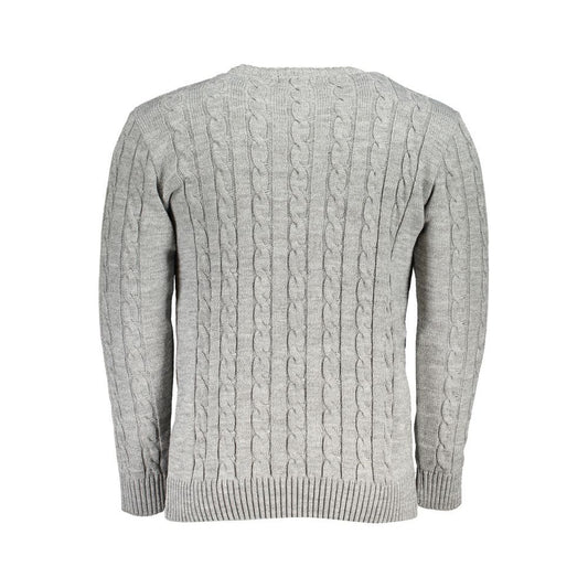 Gray Fabric Sweater