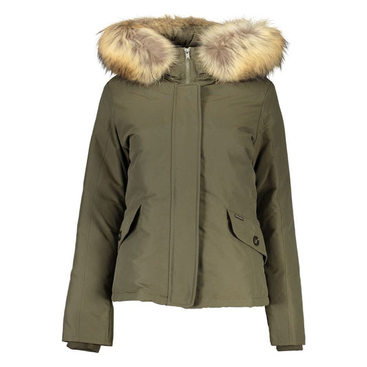 Green Cotton Jackets & Coat