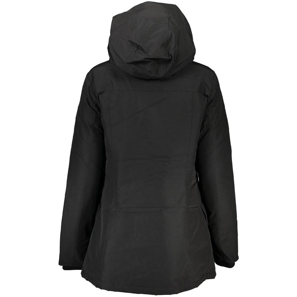 Black Cotton Jackets & Coat