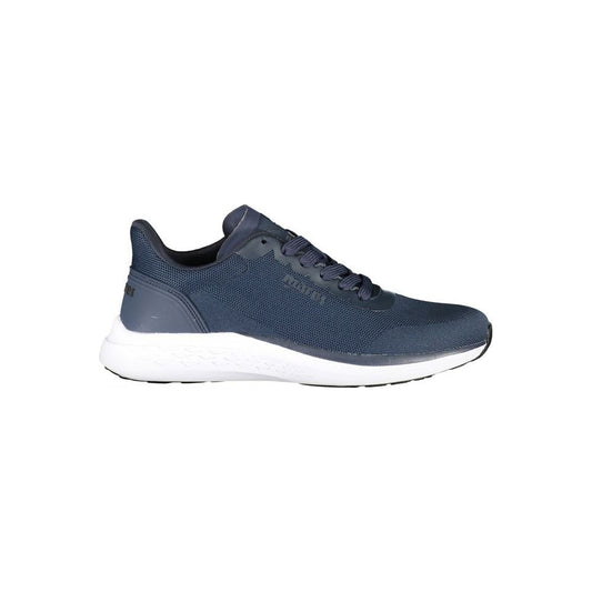 Blue Polyester Sneaker