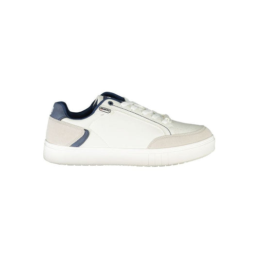 White Polyester Sneaker