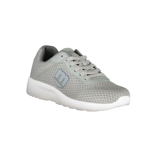 Gray Polyester Sneaker