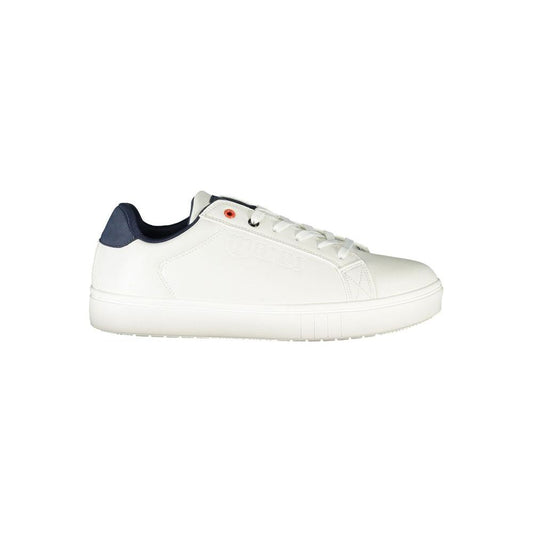 White Polyester Sneaker