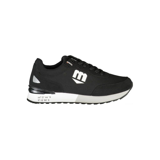 Black Polyester Sneaker