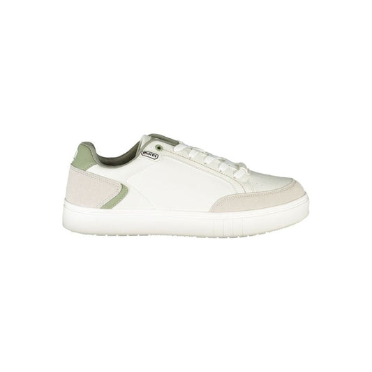 White Polyester Sneaker