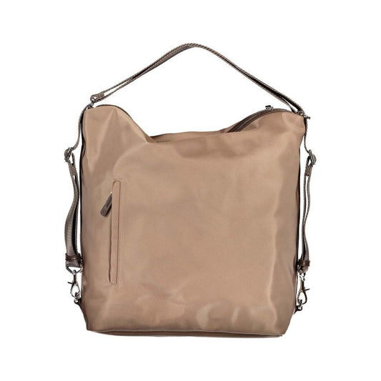 Brown Nylon Handbag