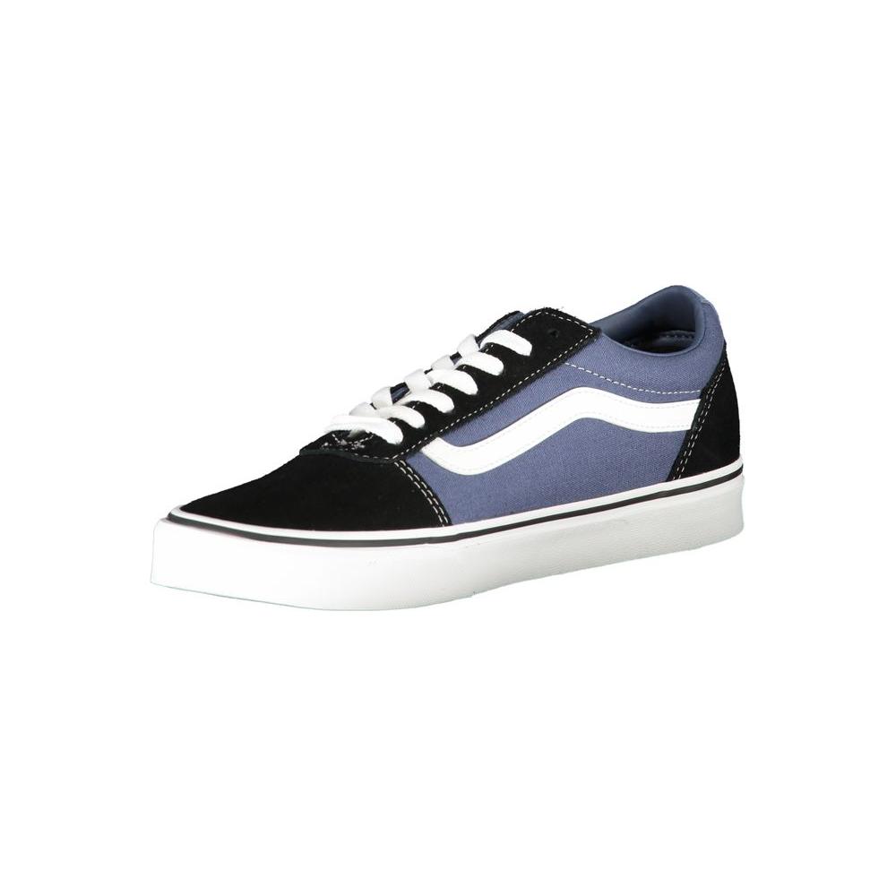 Blue Polyester Sneaker