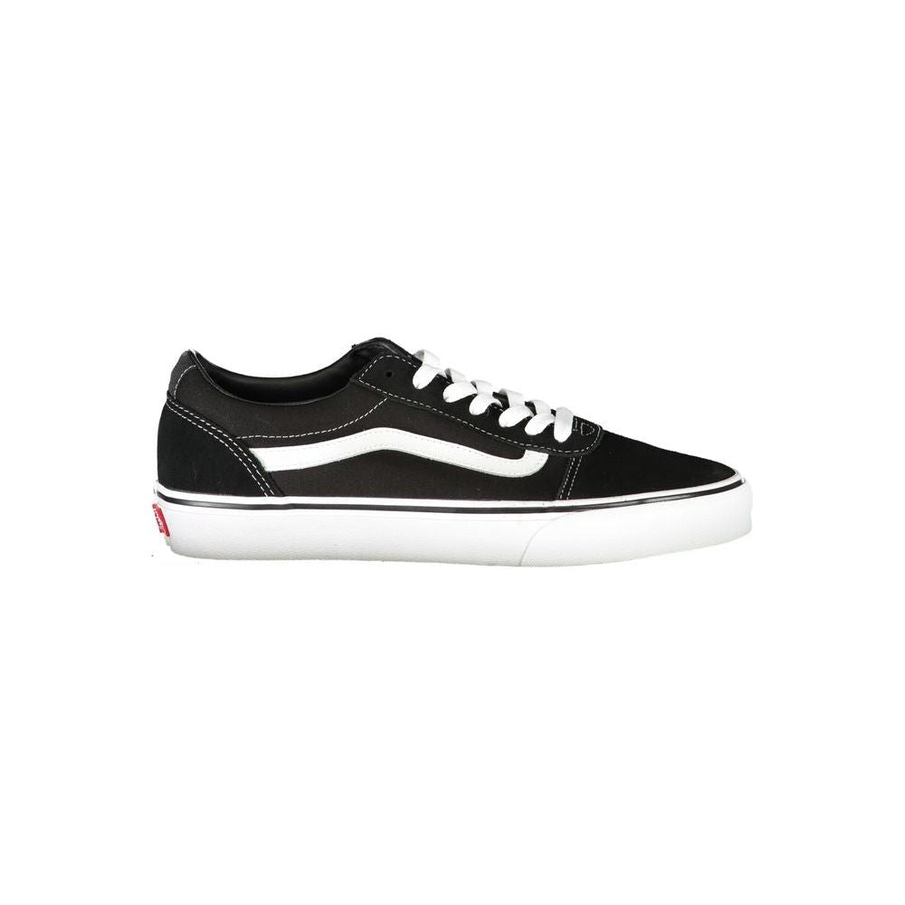 Black Polyester Sneaker