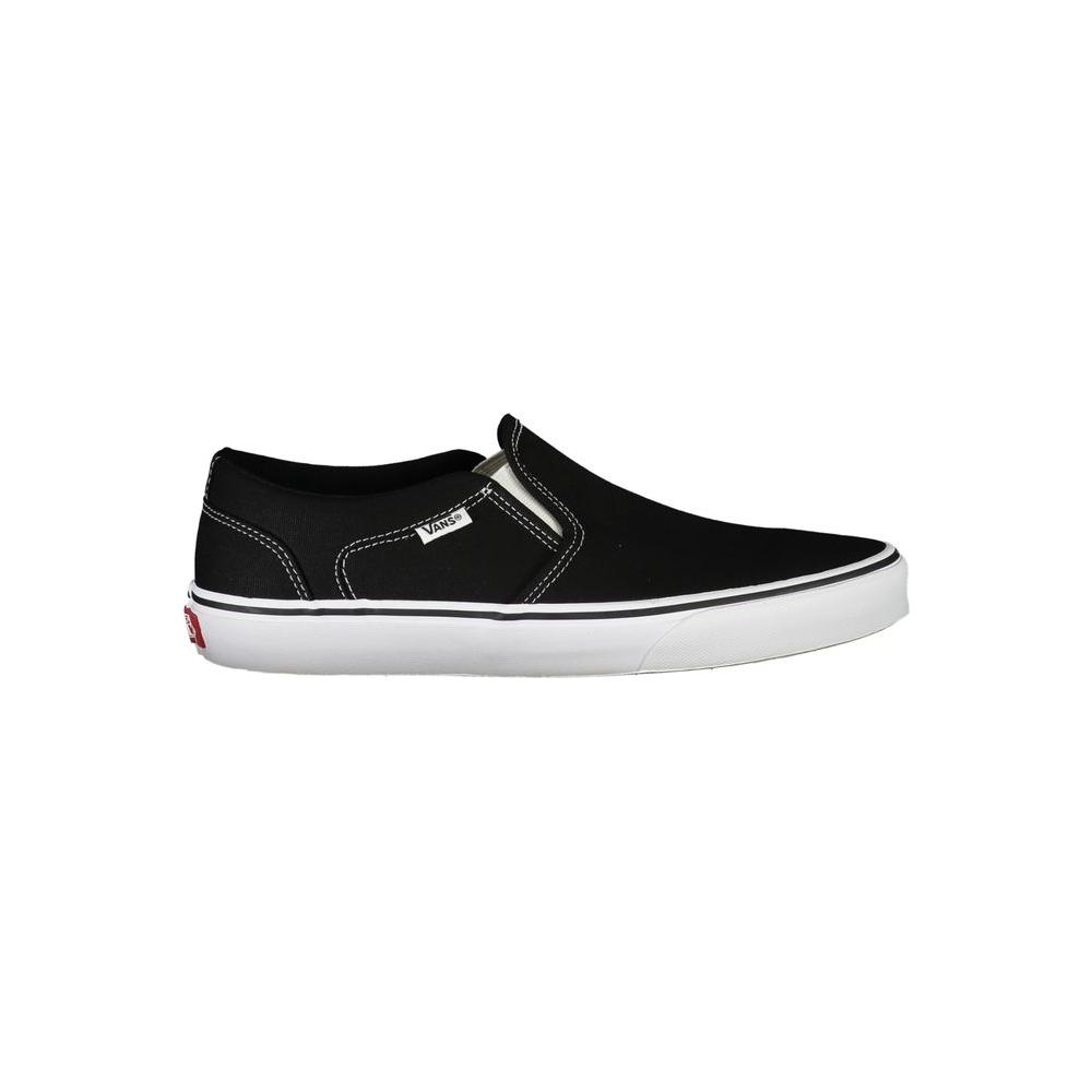 Black Polyester Sneaker