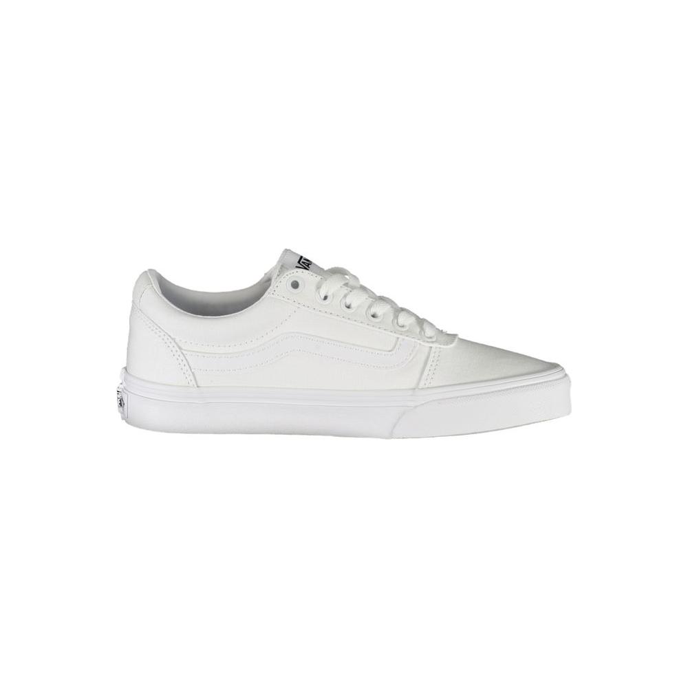 White Polyester Sneaker