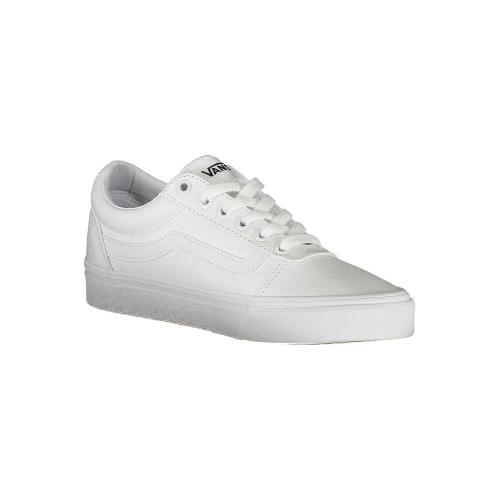 White Polyester Sneaker