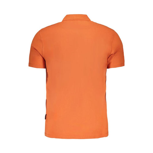 Orange Cotton Polo Shirt