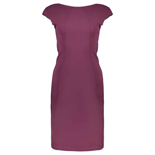 Purple Elastane Dress