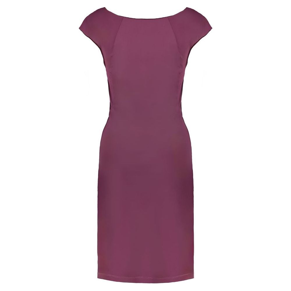 Purple Elastane Dress