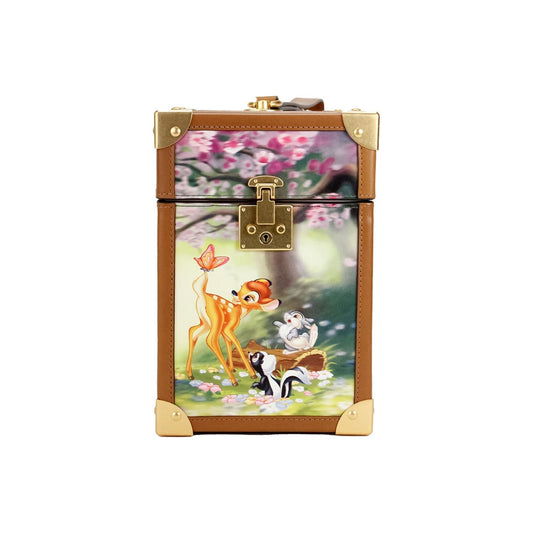 Disney Bambi 3D Trunk Printed PVC Top Handle Clutch Handbag