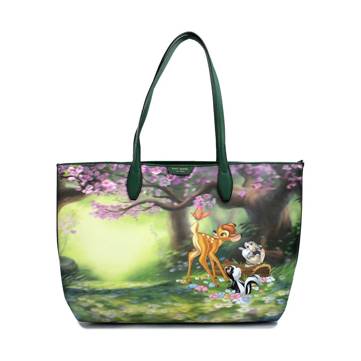 Disney Sutton Bambi Coated Canvas Shoulder Tote Handbag Purse