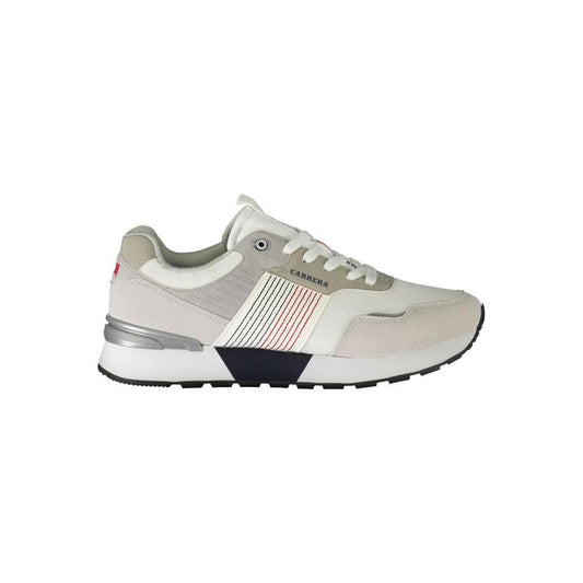 White Polyester Sneaker