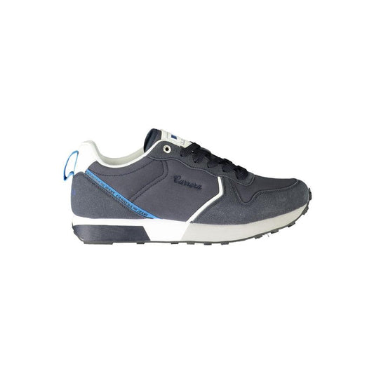 Blue Polyester Sneaker