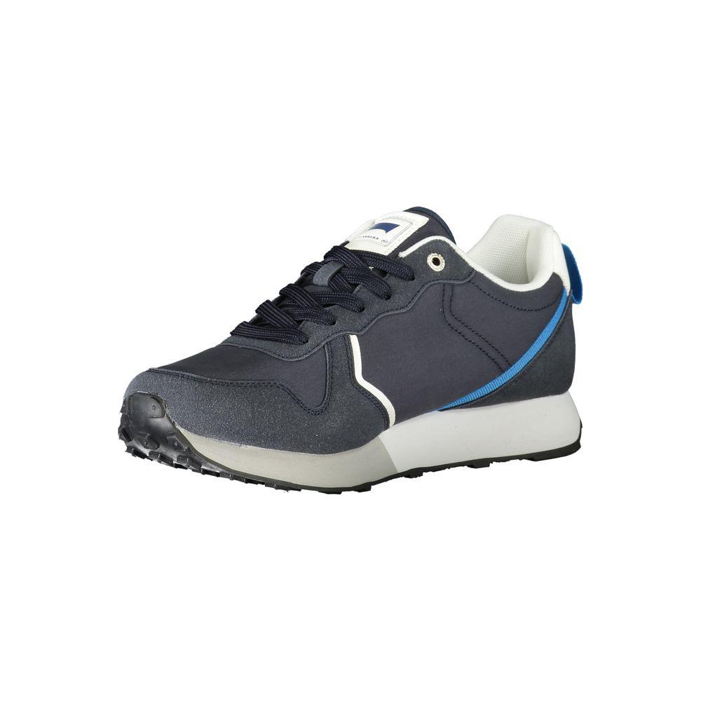 Blue Polyester Sneaker