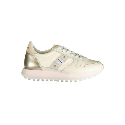 Beige Polyester Sneaker