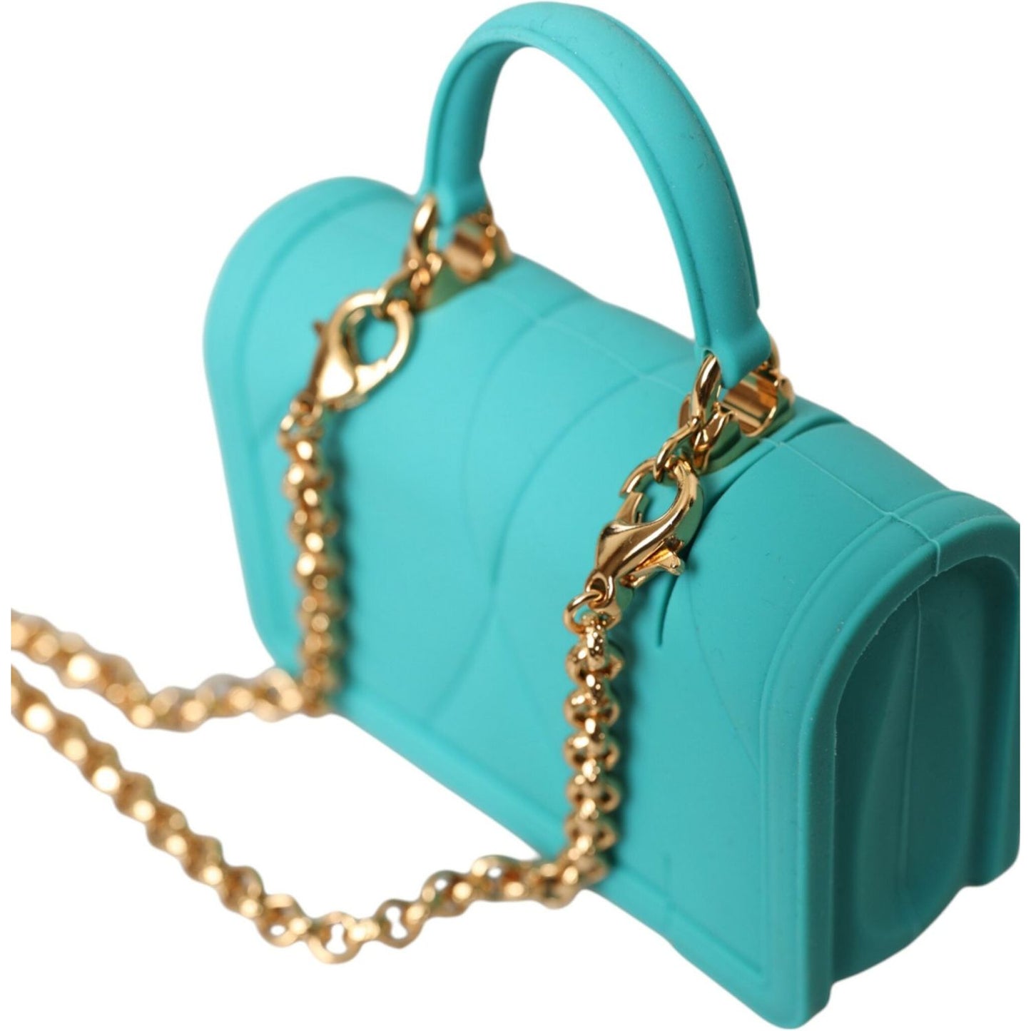 Turquoise Silicone Devotion Heart Cover Bag Airpods Case