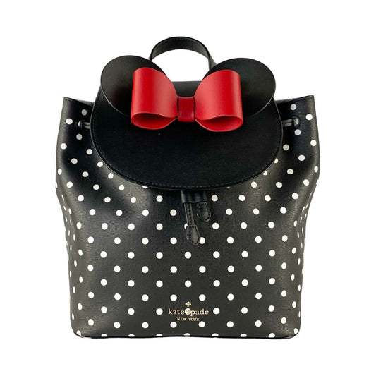 Disney Minnie Mouse Medium Leather Backpack Bookbag Bag