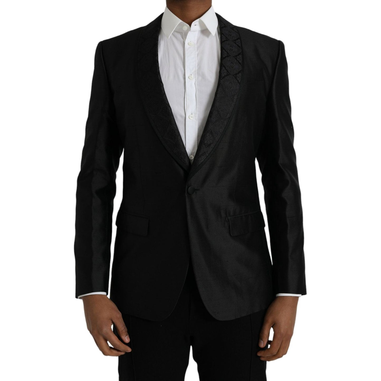 Black MARTINI Single Breasted Coat Blazer