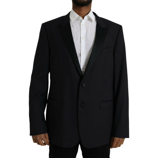 Blue MARTINI Single Breasted Coat Blazer