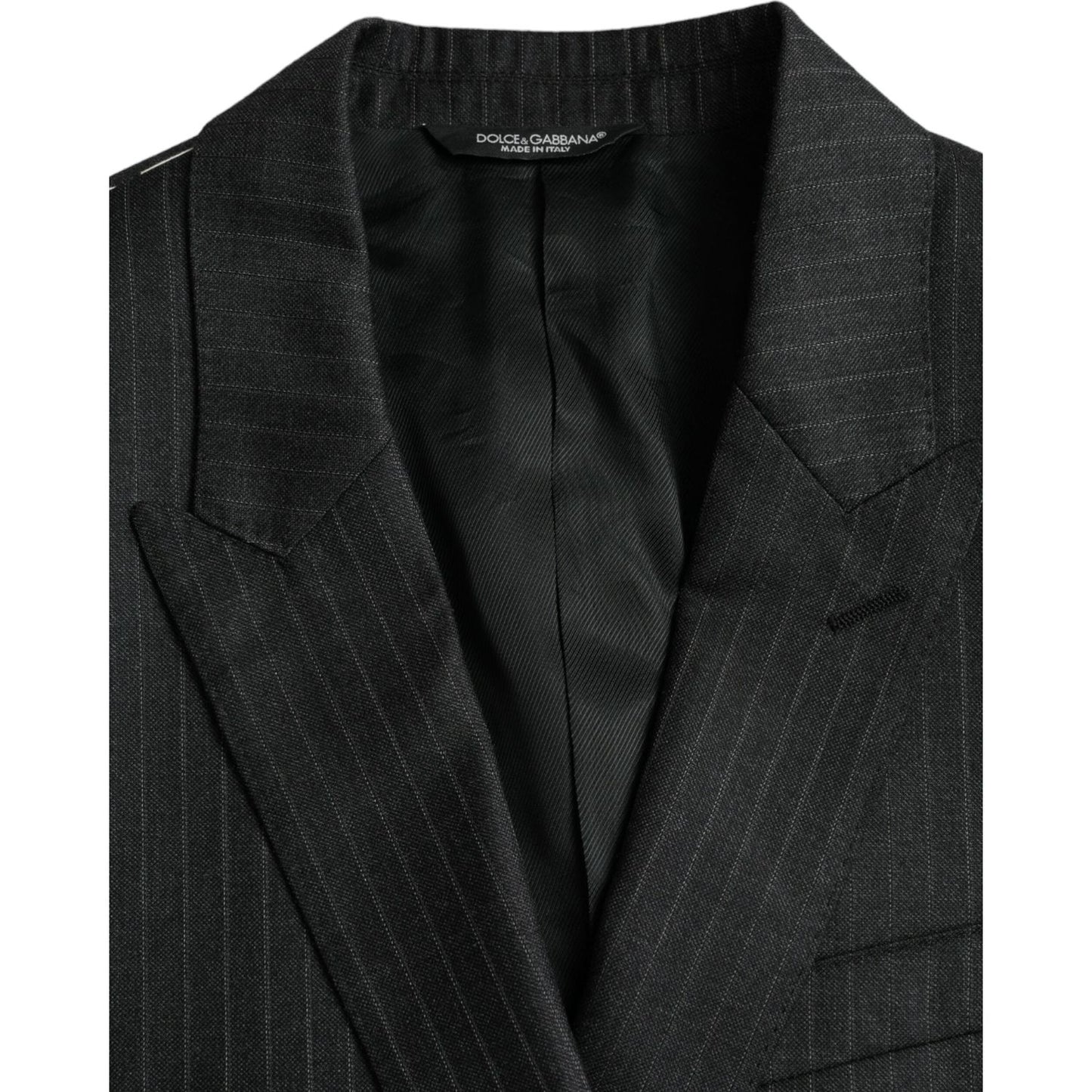 Black Stripe MARTINI Single Breasted Coat Blazer