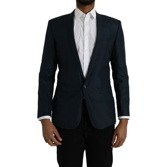 Blue MARTINI Shawl Single Breasted Blazer