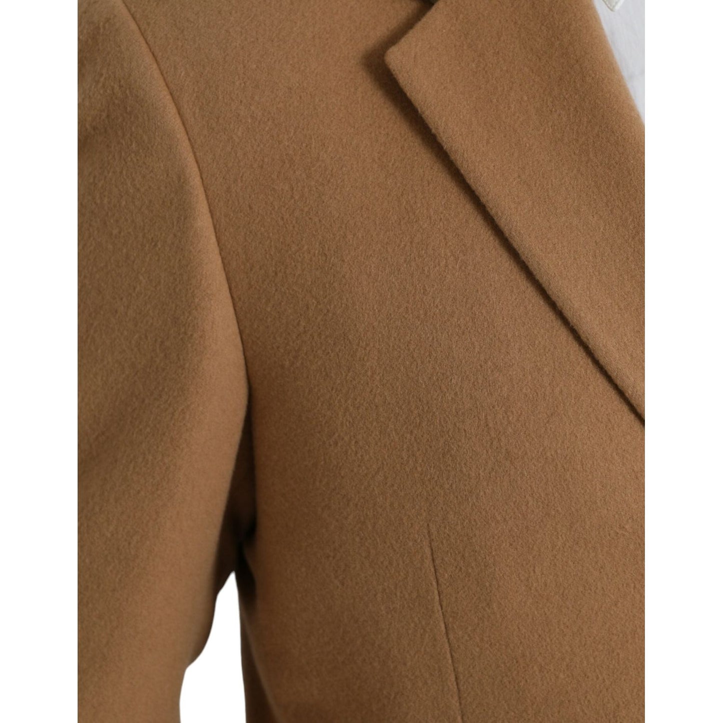 Brown Cashmere 2 Piece Single Breasted Suit