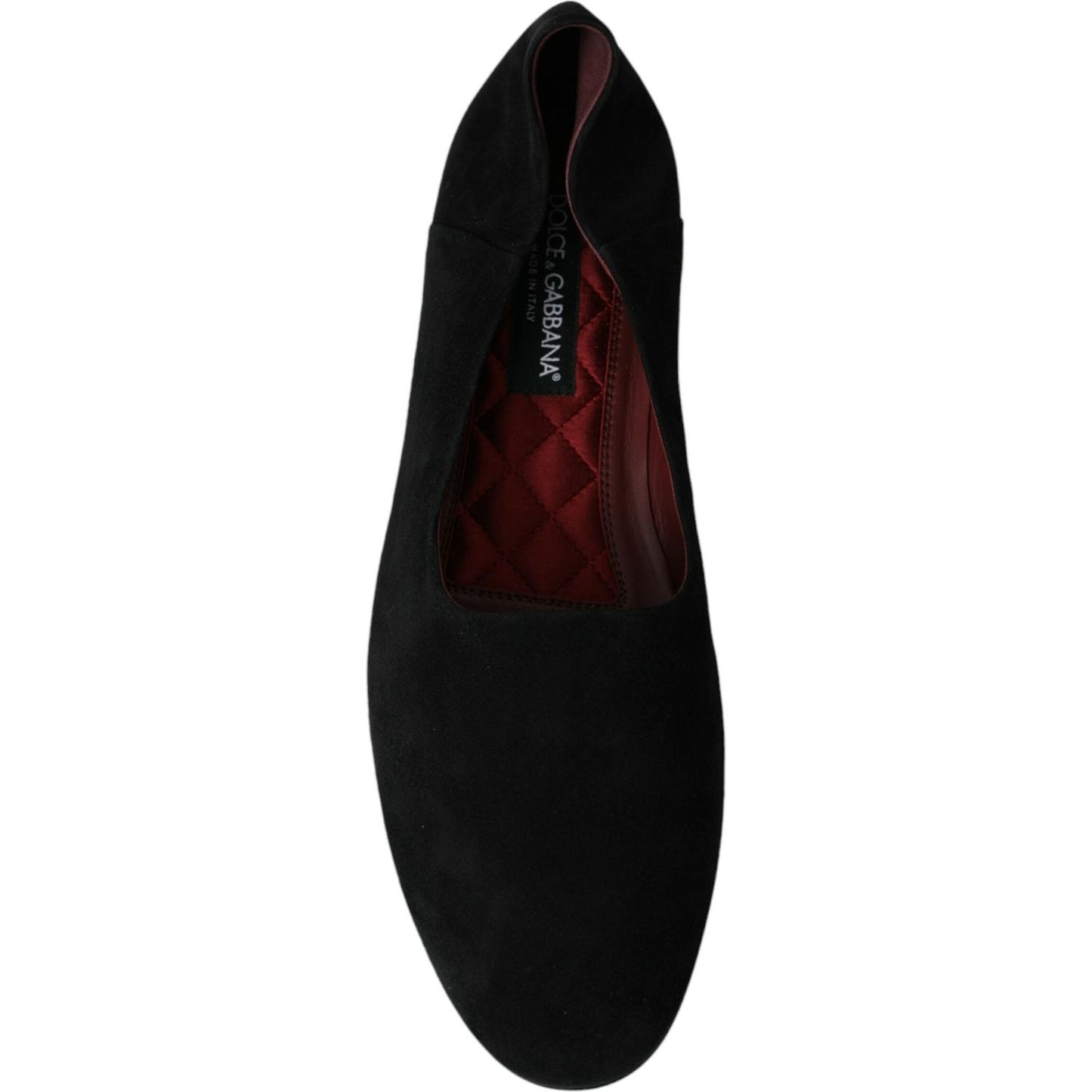 Black Suede Loafers Formal Dress Slip On Shoes