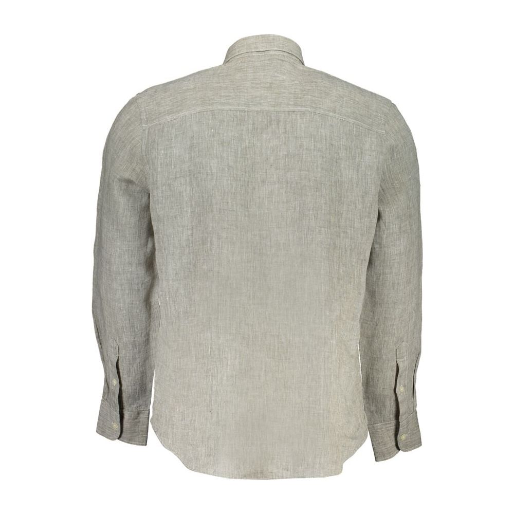 Gray Linen Shirt