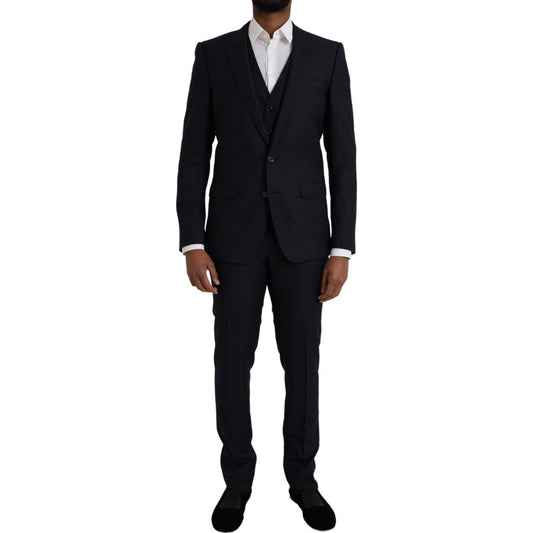 Blue Fantasy MARTINI Formal 3 Piece Suit