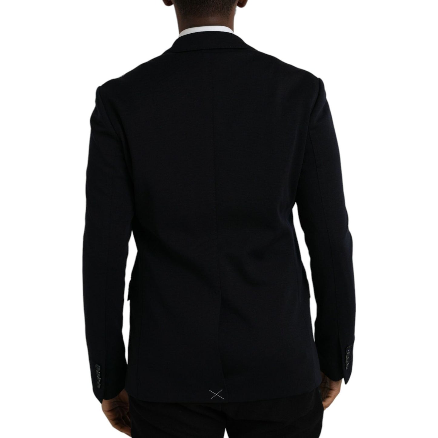 Black Wool Single Breasted Coat Blazer