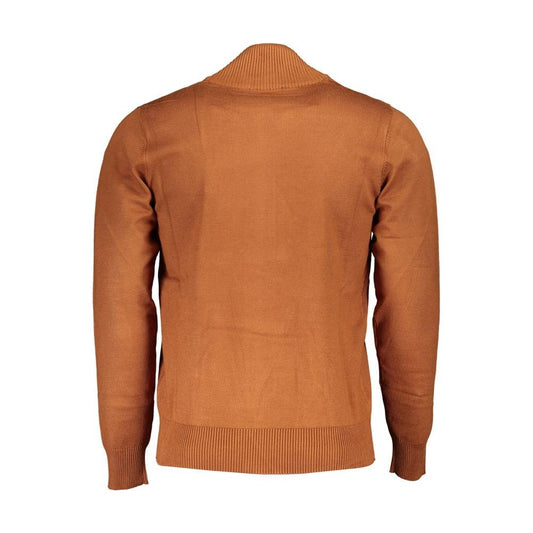 Brown Nylon Sweater