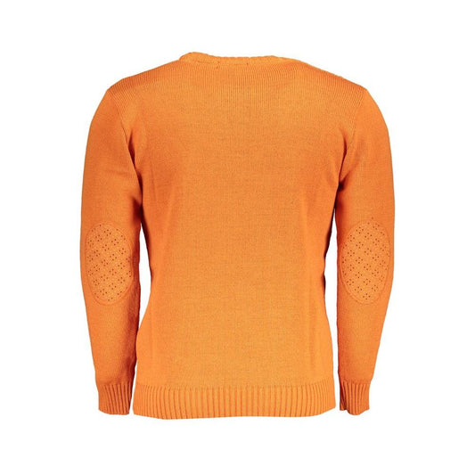 Orange Fabric Sweater