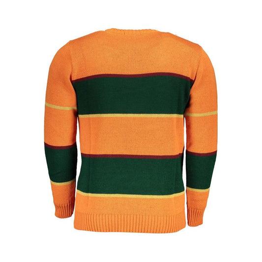 Orange Fabric Sweater