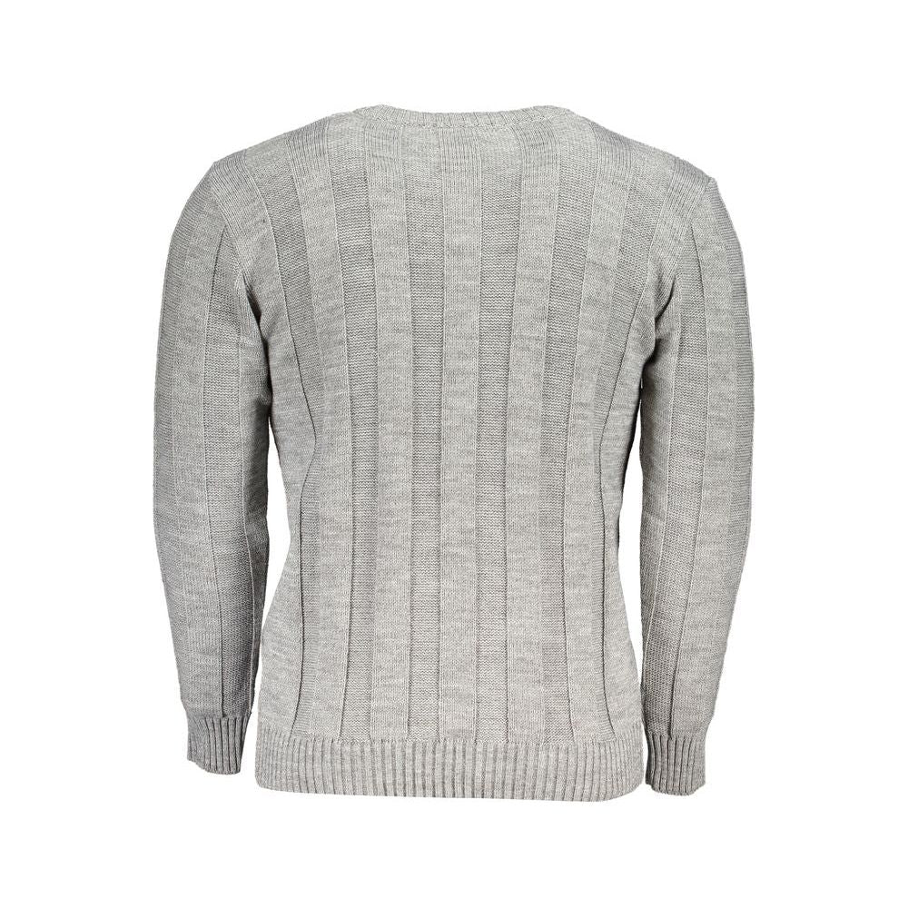 Gray Fabric Sweater