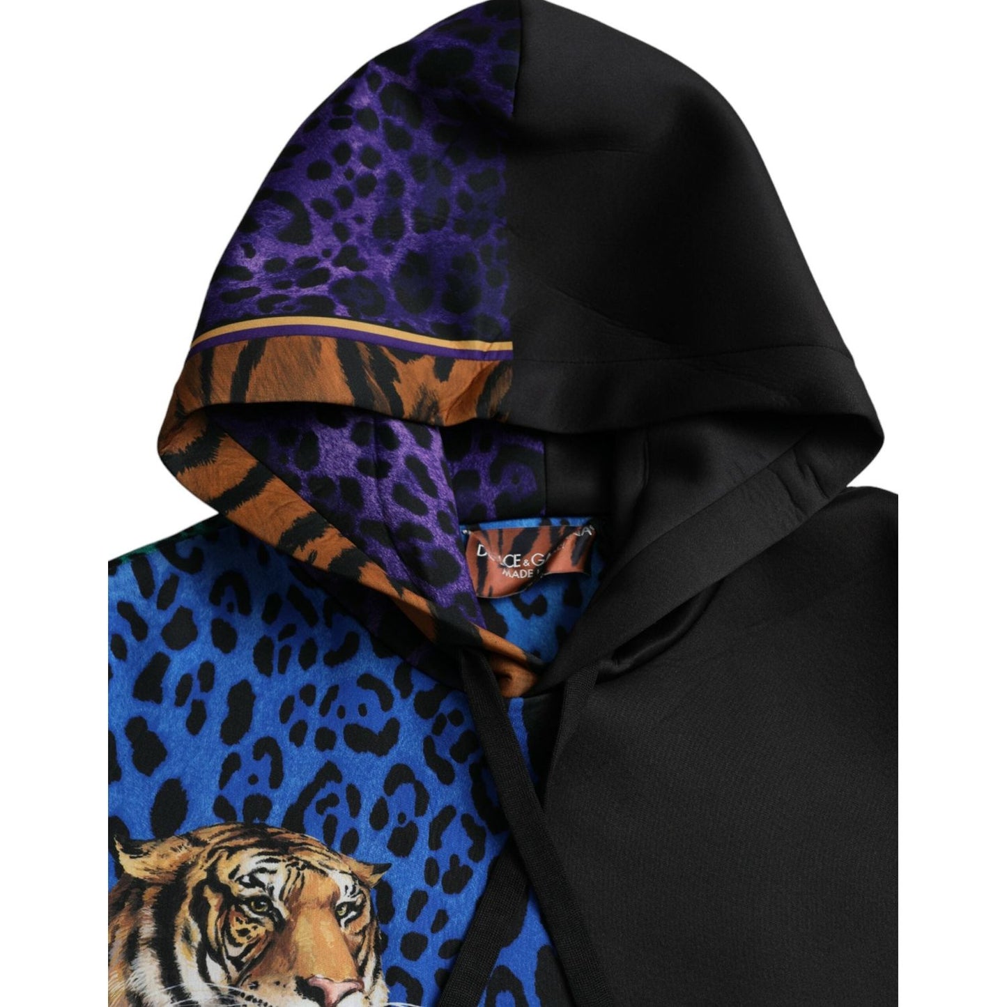 Multicolor Tiger Hooded Sweatshirt Sweater