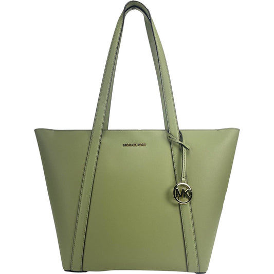 Large Pratt Shoulder Zip Tote Bag Light Sage